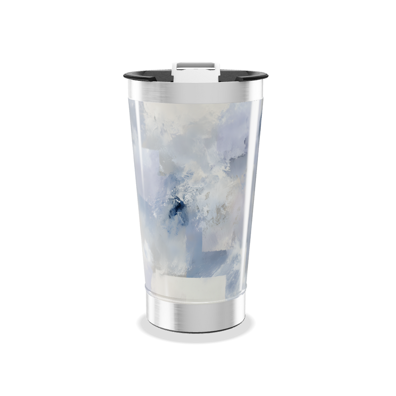 Copo Térmico - Aço Inox Estampa Abstrata