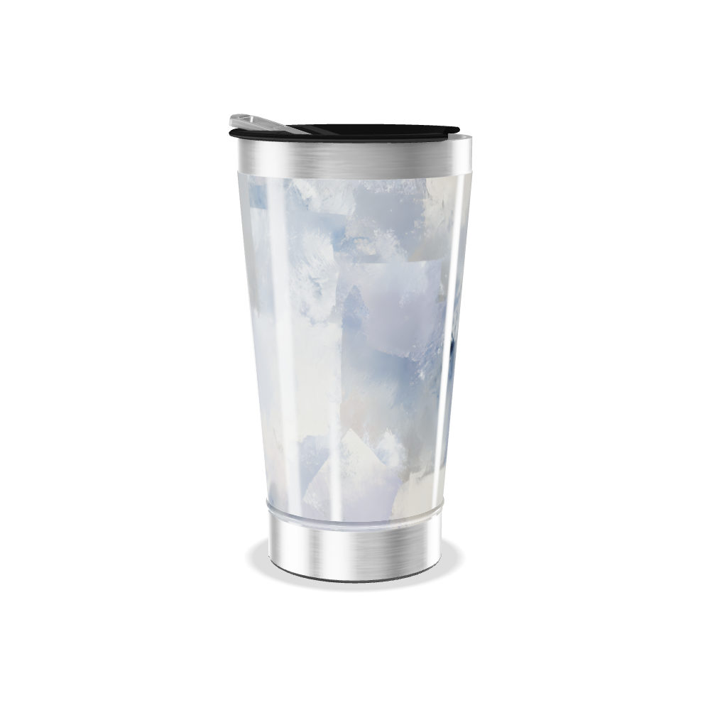 Copo Térmico - Aço Inox Estampa Abstrata