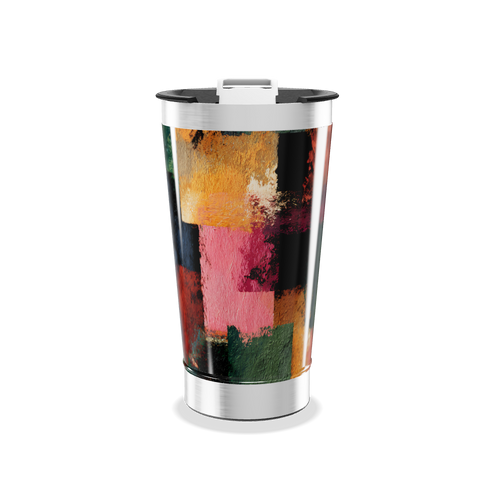 Copo Térmico - Estampa Abstrata Colorida