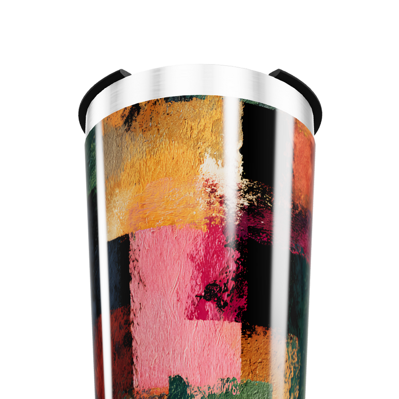Copo Térmico - Estampa Abstrata Colorida