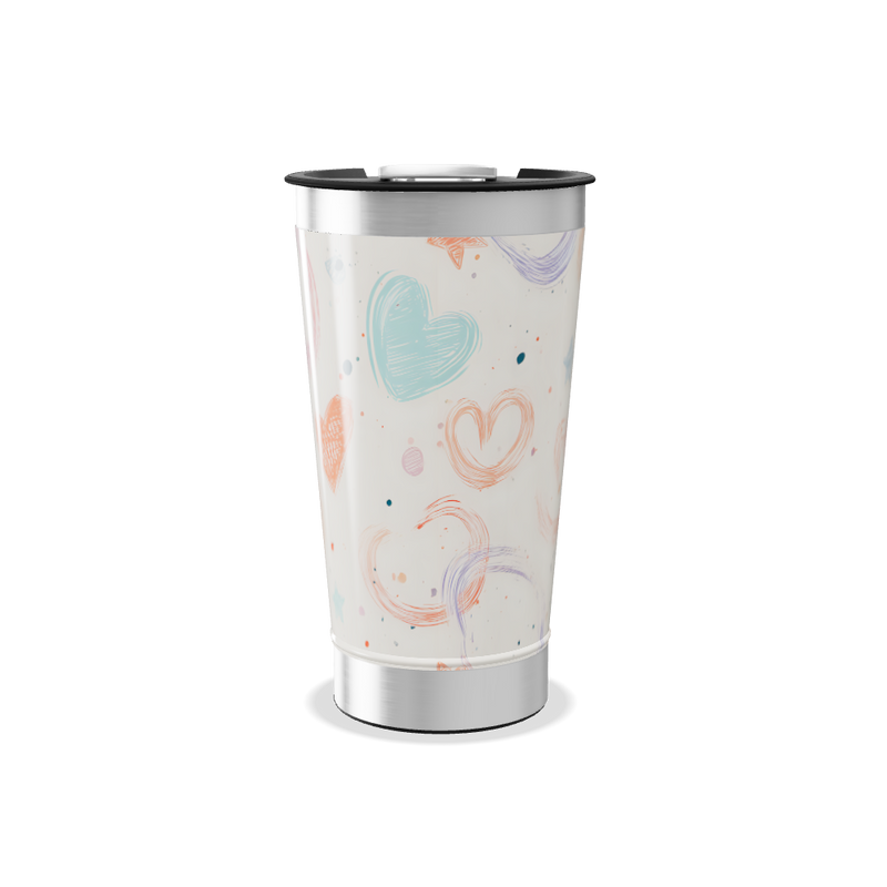 Copo Térmico - Estampas Estrelas Coloridas