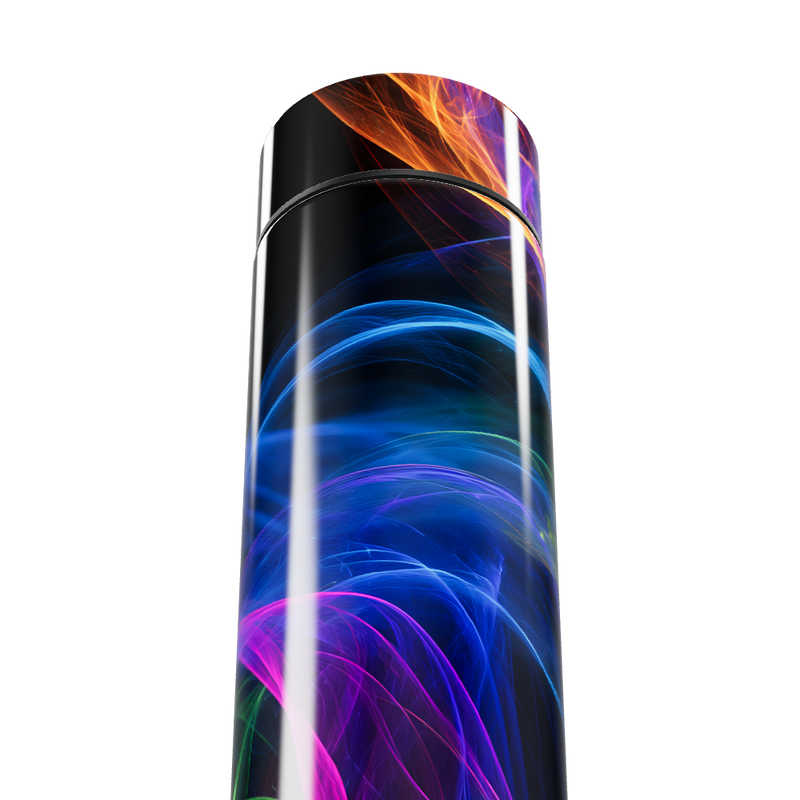 Garrafa Térmica Touch - Estampa Colorida LED