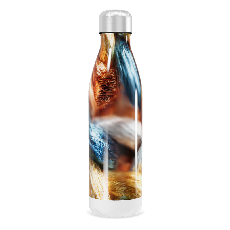 Garrafa Inox - Estampa Trançada Colorida