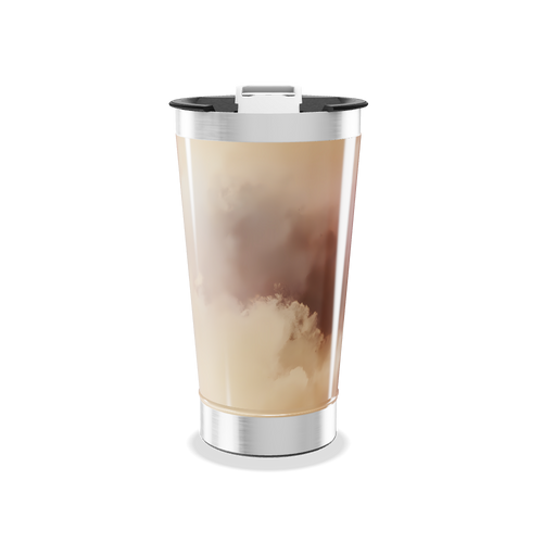 Copo Térmico - Com Estampa de Nuvens