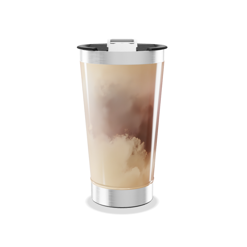 Copo Térmico - Com Estampa de Nuvens