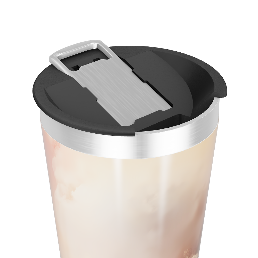 Copo Térmico - Com Estampa de Nuvens