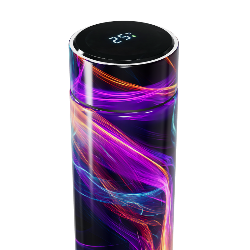 Garrafa Térmica Touch - Estampa Neon Colorida