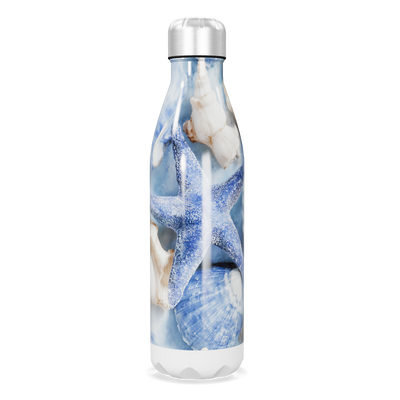 Garrafa Inox - Estampa Marinha Azul