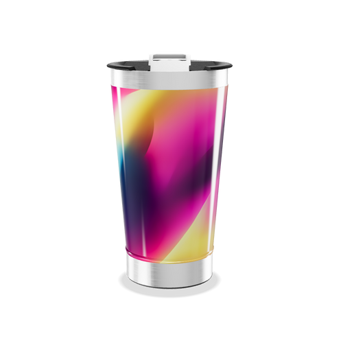 Copo Térmico - Inox com Estampa Colorida