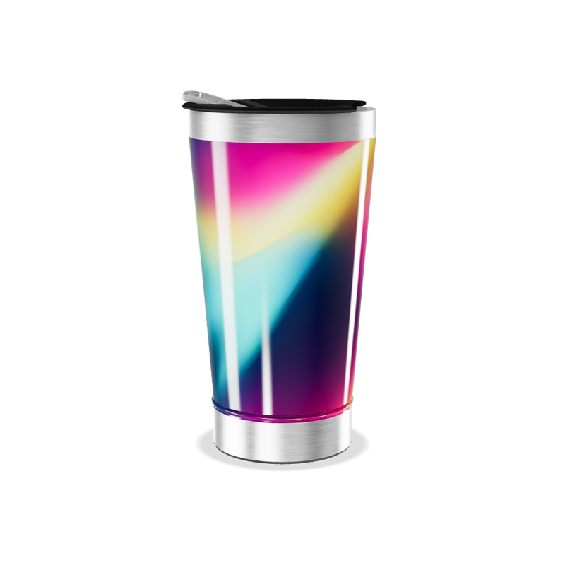 Copo Térmico - Inox com Estampa Colorida