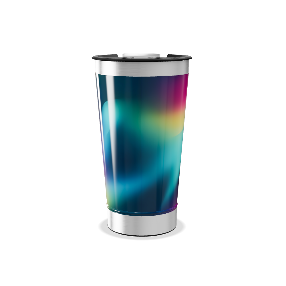 Copo Térmico - Inox com Estampa Colorida