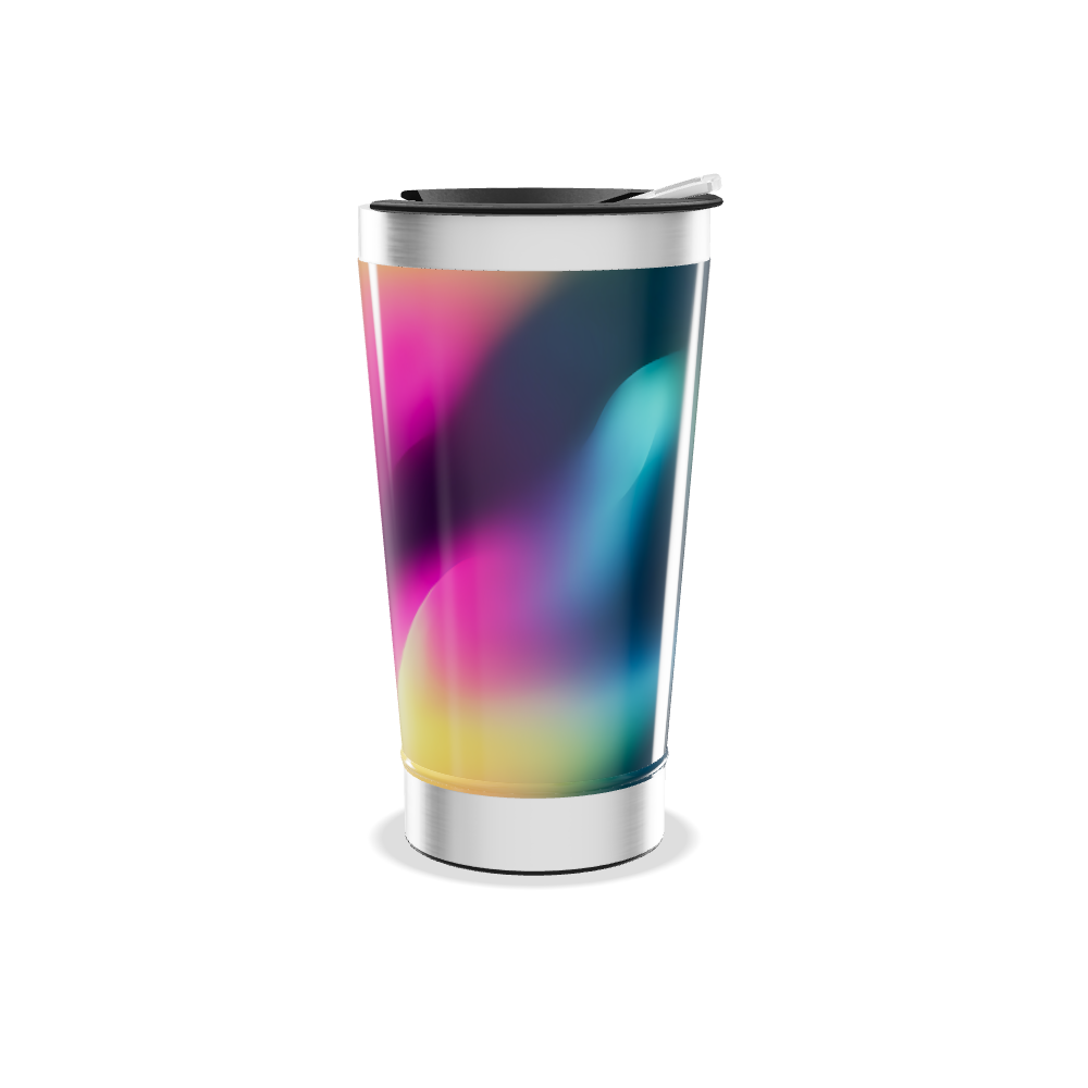 Copo Térmico - Inox com Estampa Colorida