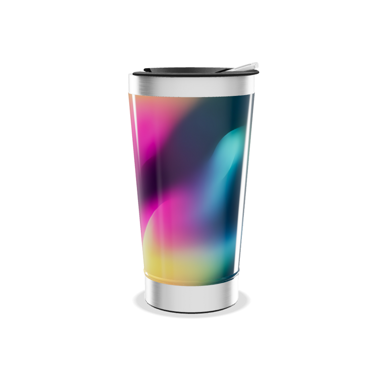 Copo Térmico - Inox com Estampa Colorida