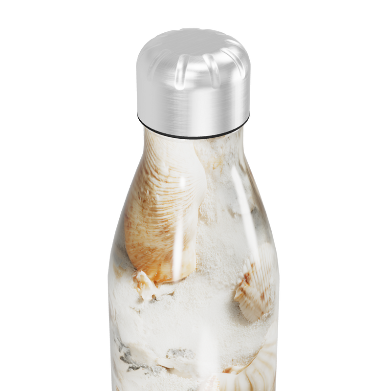 Garrafa Inox - Estampa Conchas Marinhas