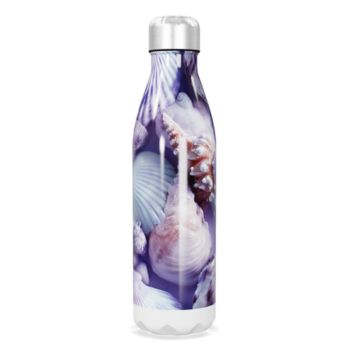Garrafa Inox - Estampa Conchas Oceano