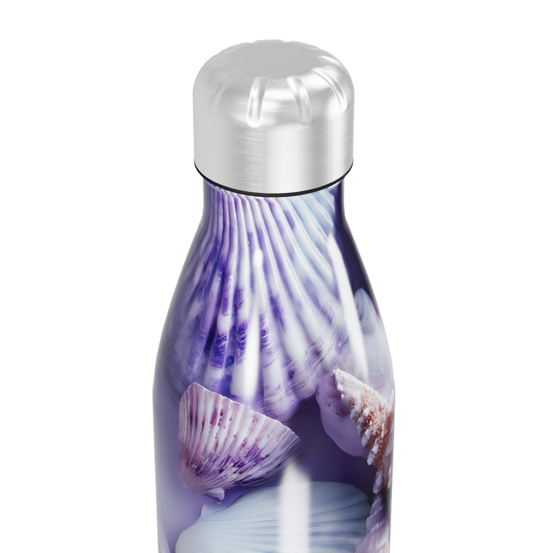 Garrafa Inox - Estampa Conchas Oceano