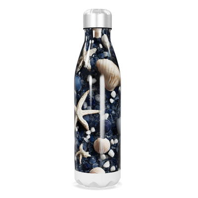 Garrafa Inox - Estampa Conchas Marinhas
