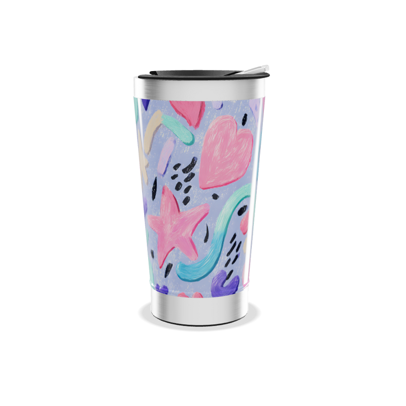 Copo Térmico - Colorido Abstrato