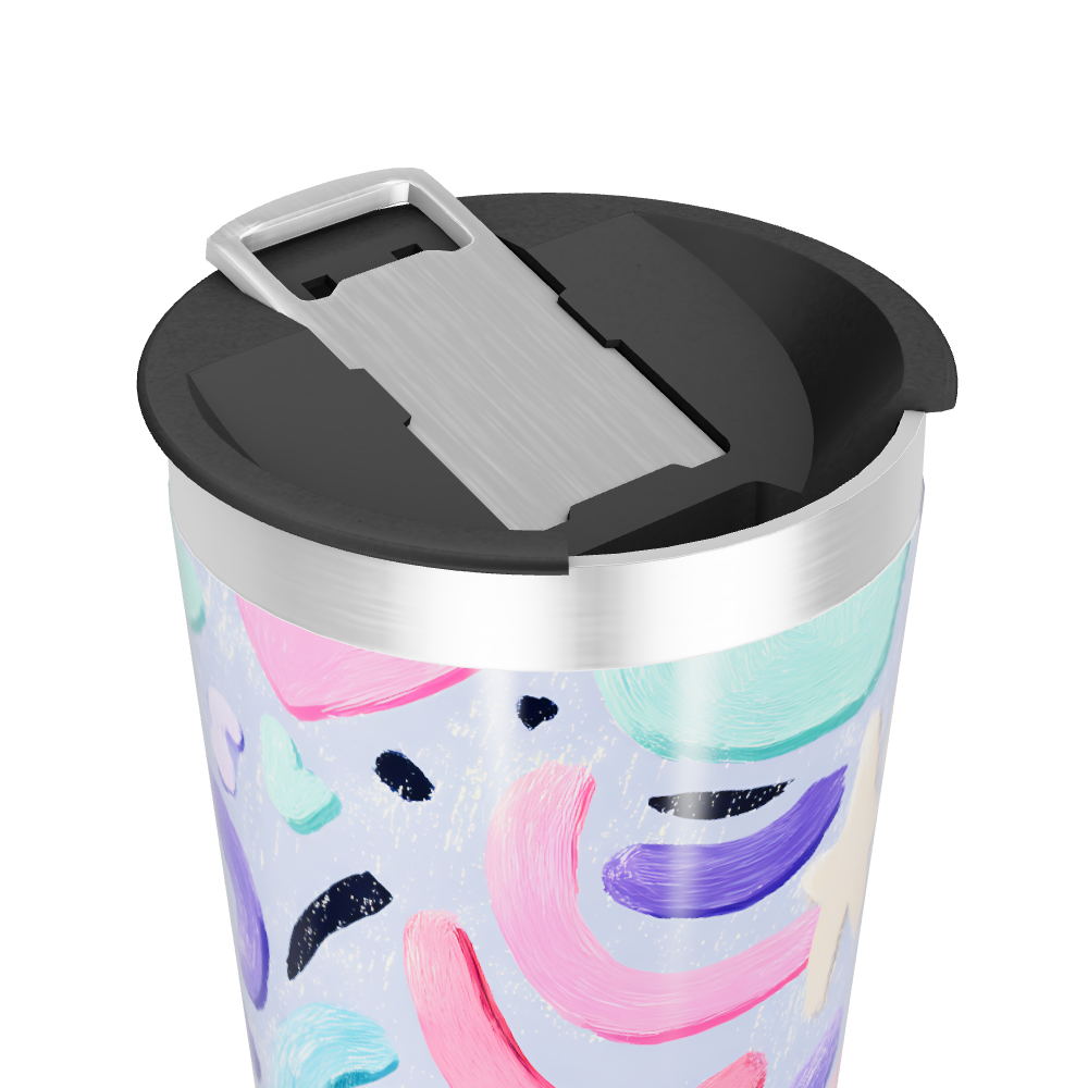 Copo Térmico - Colorido Abstrato