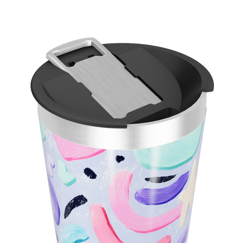 Copo Térmico - Colorido Abstrato