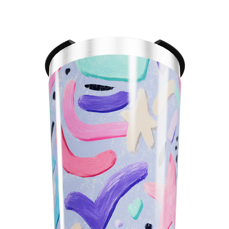 Copo Térmico - Colorido Abstrato