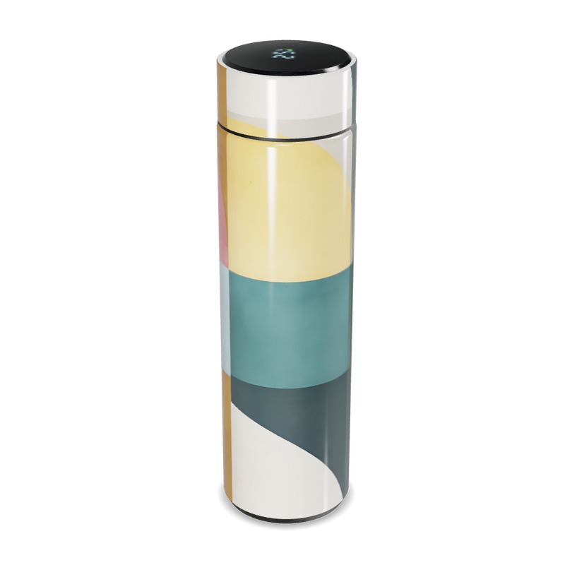 Garrafa Térmica Touch Colorida com Display LED