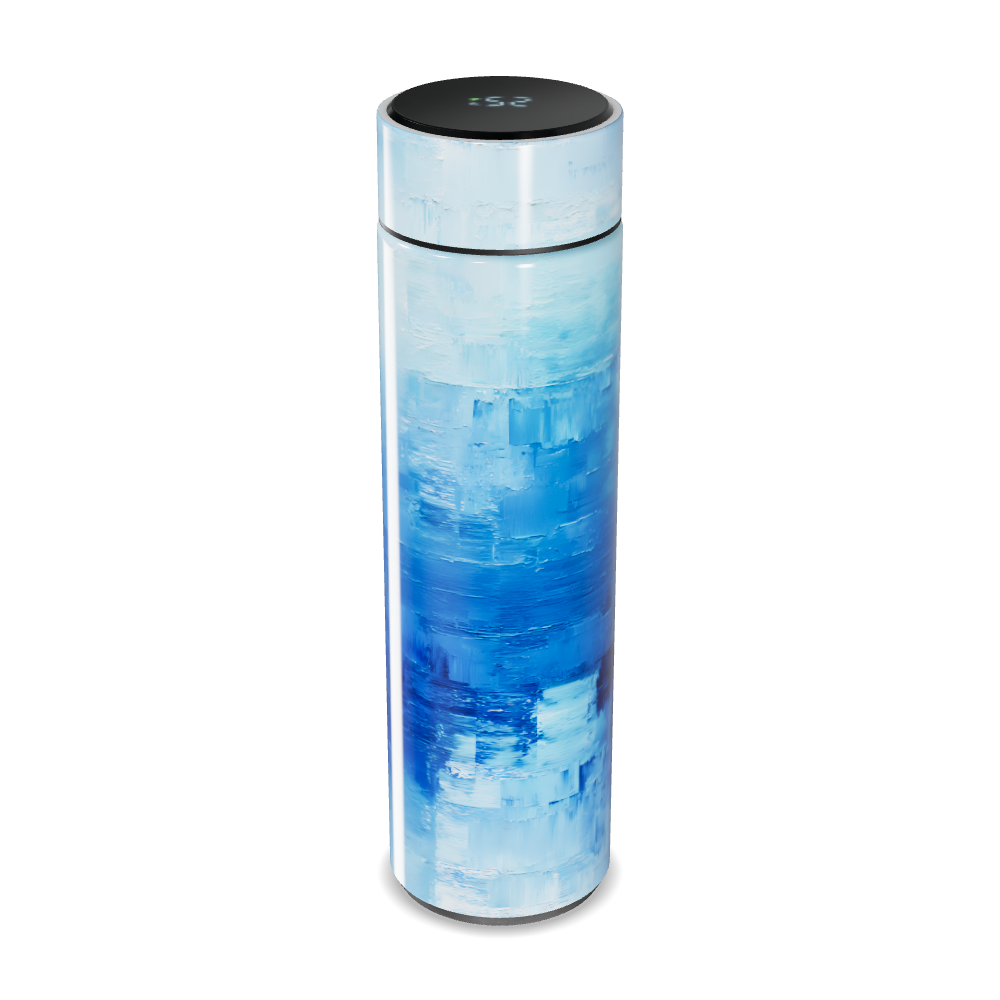 Garrafa Térmica Touch - Azul com Display Digital