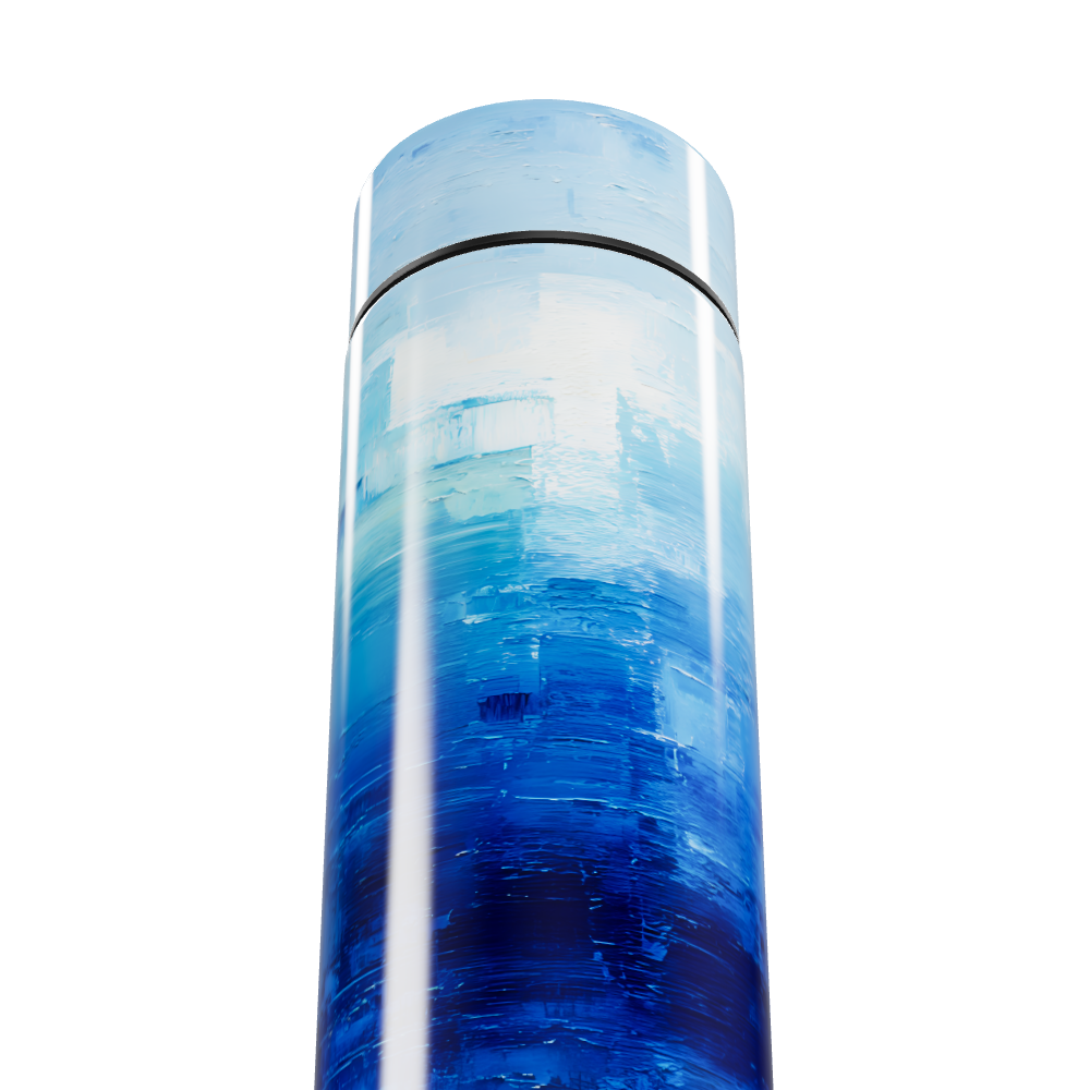 Garrafa Térmica Touch - Azul com Display Digital