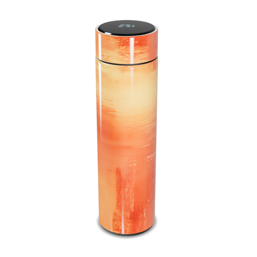 Garrafa Térmica Touch - Laranja Digital Display