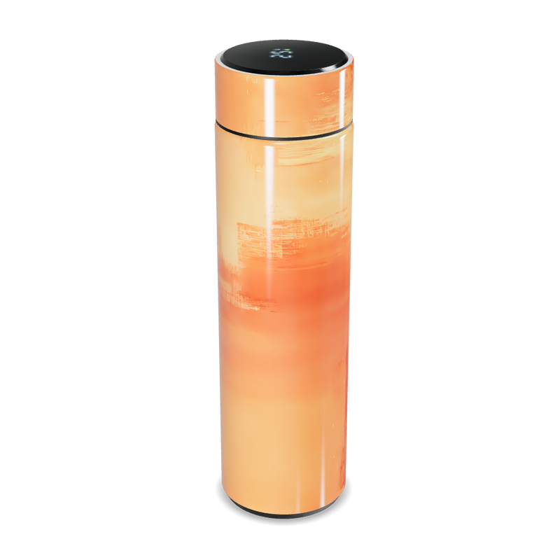 Garrafa Térmica Touch - Laranja Digital Display