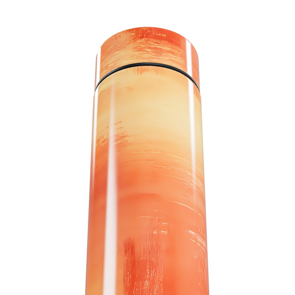 Garrafa Térmica Touch - Laranja Digital Display