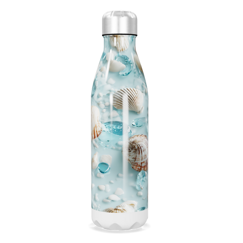 Garrafa Inox - Estampa Conchas Oceano