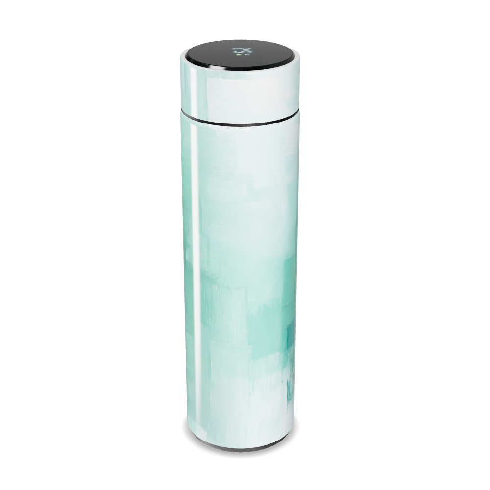 Garrafa Térmica Touch - Verde Pintura Digital