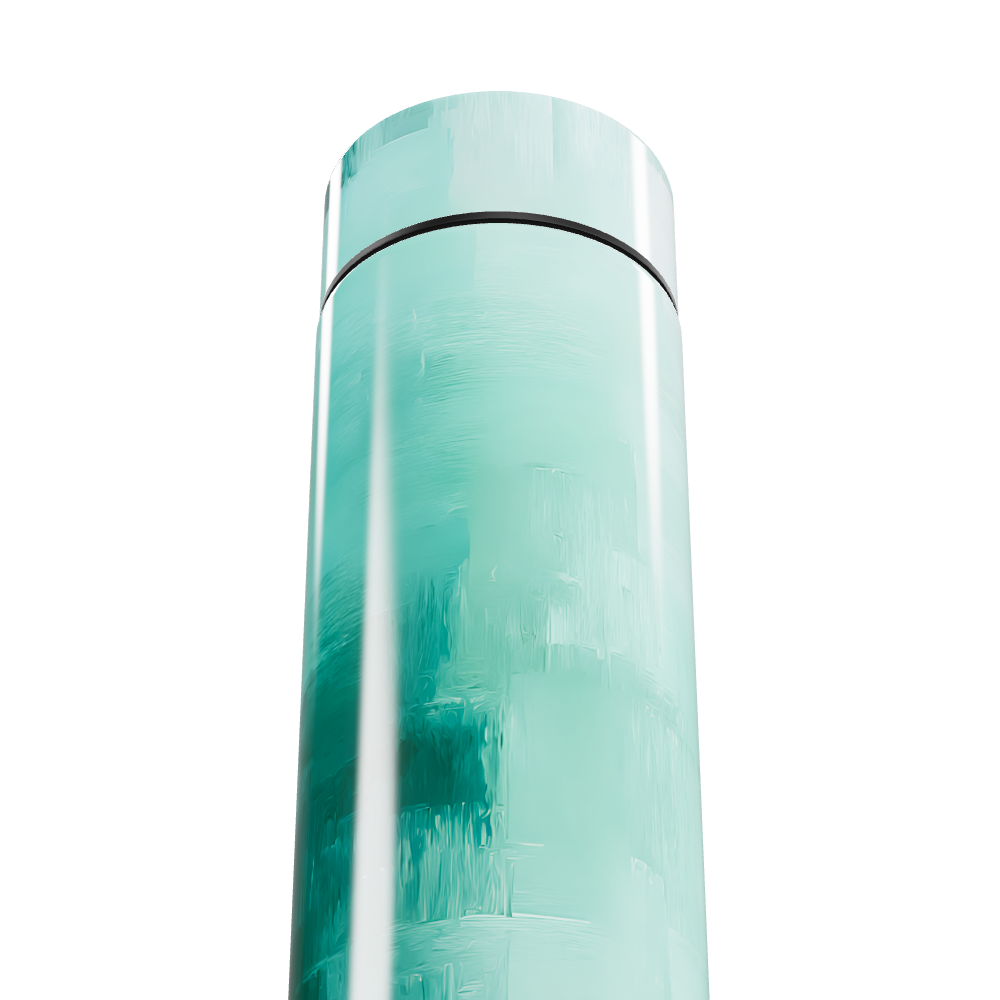 Garrafa Térmica Touch - Verde Pintura Digital