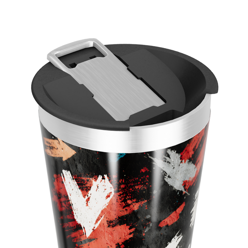 Copo Térmico - Arte Abstrata Colorida