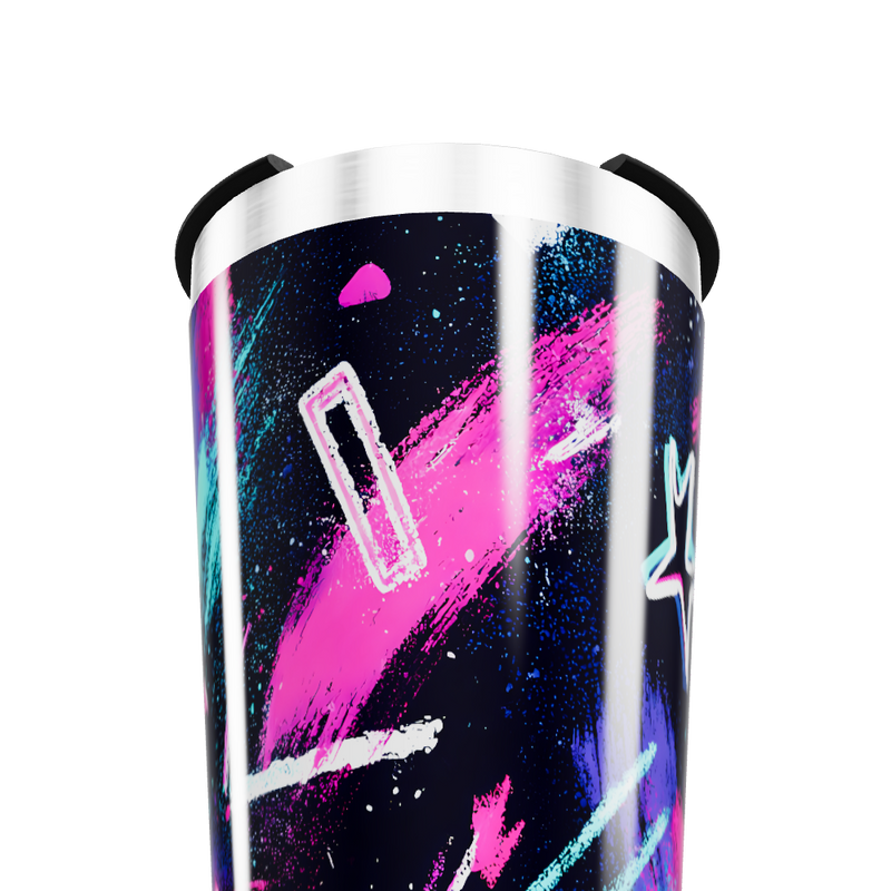 Copo Térmico - Arte Neon aço inox