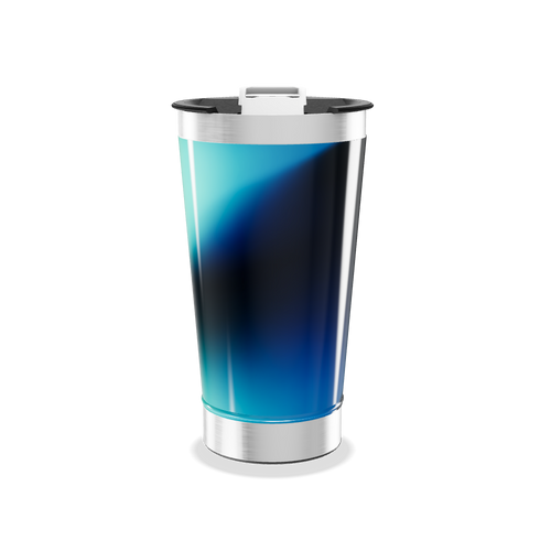 Copo Térmico - Azul Degradê Inox