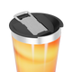 Copo Térmico - Aço Inox com Degradê Laranja