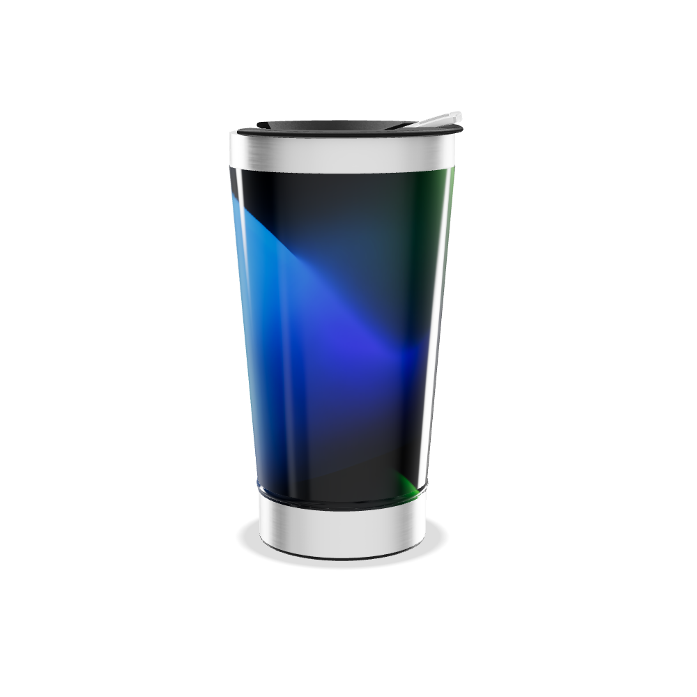 Copo Térmico - Azul Inox com Tampa