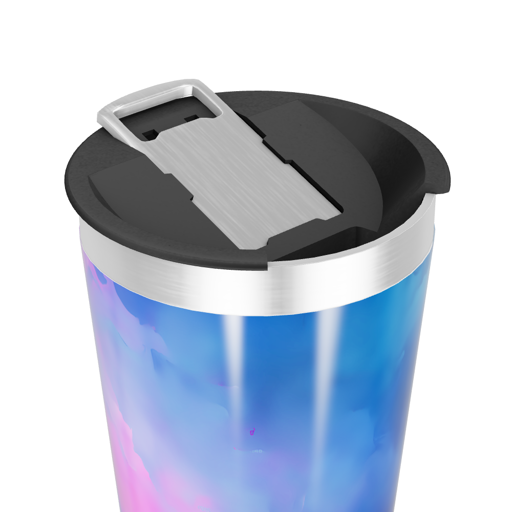 Copo Térmico - Azul degrade aço inox