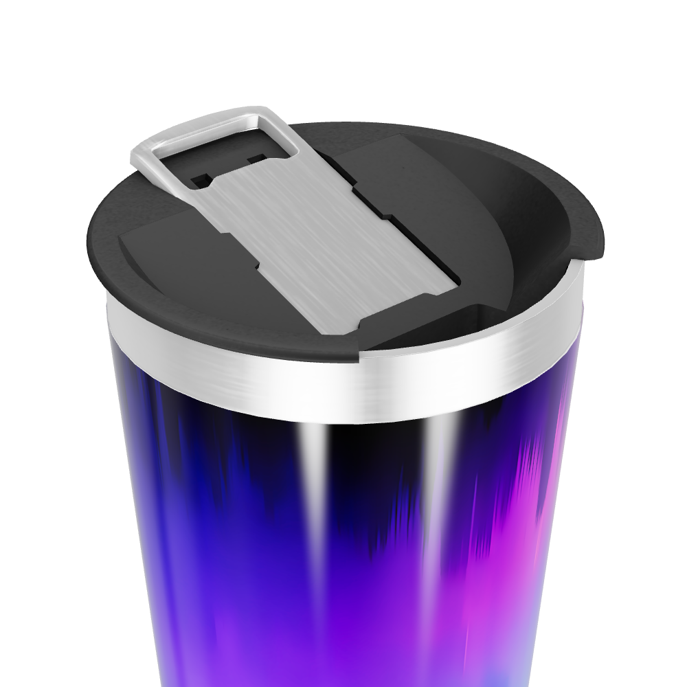 Copo Térmico - Estampa Aurora Inox