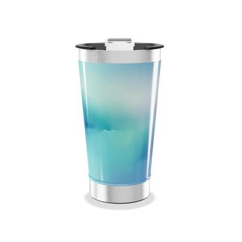 Copo Térmico - Azul Degradê Inox