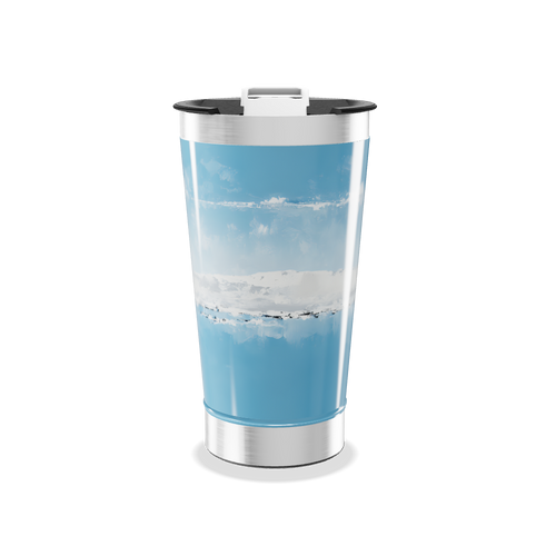 Copo Térmico - Azul com Paisagem