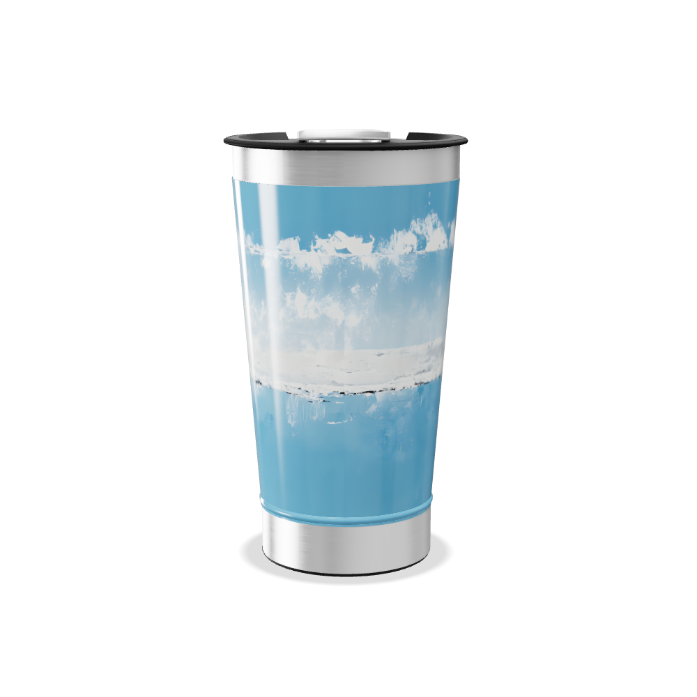 Copo Térmico - Azul com Paisagem