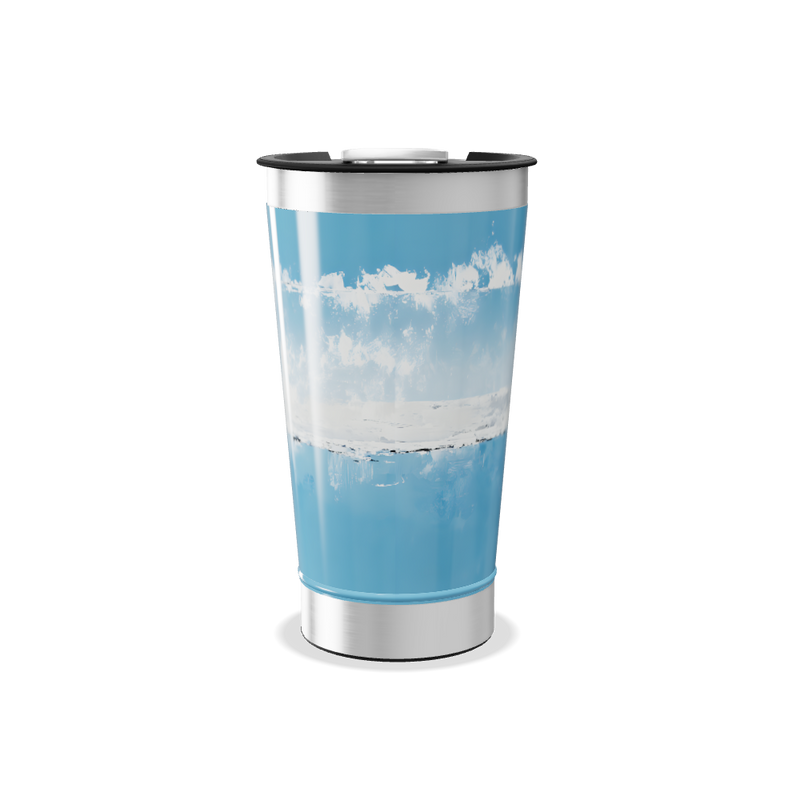 Copo Térmico - Azul com Paisagem