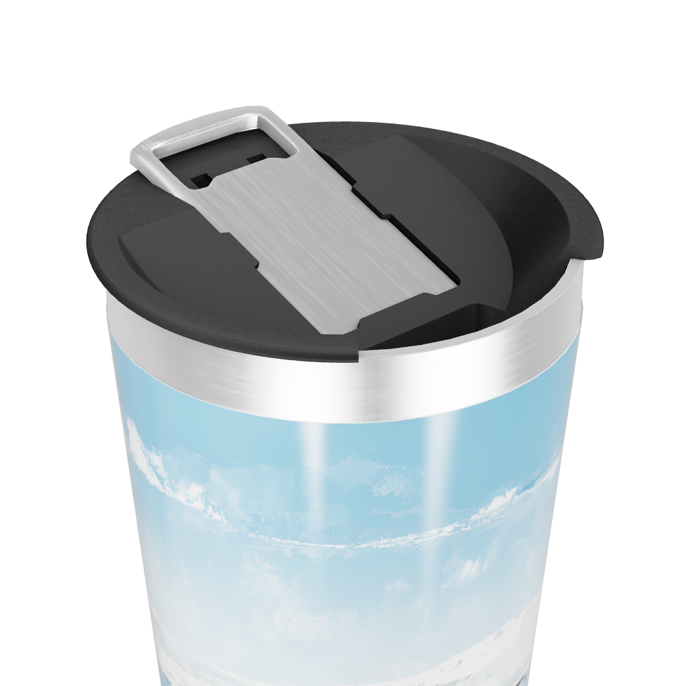 Copo Térmico - Azul com Paisagem