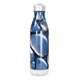 Garrafa Inox Azul - Design Abstrato