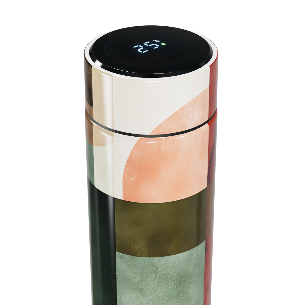 Garrafa Térmica Touch - Multicolor com Display