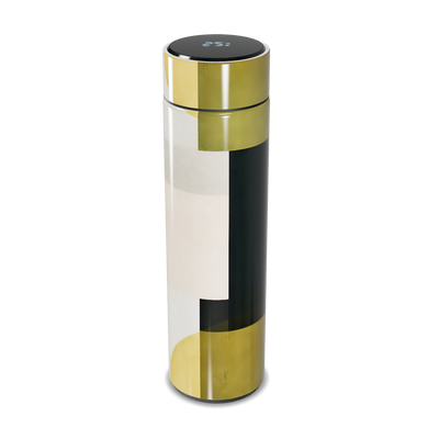 Garrafa Térmica Touch - Vidro Dourado Digital