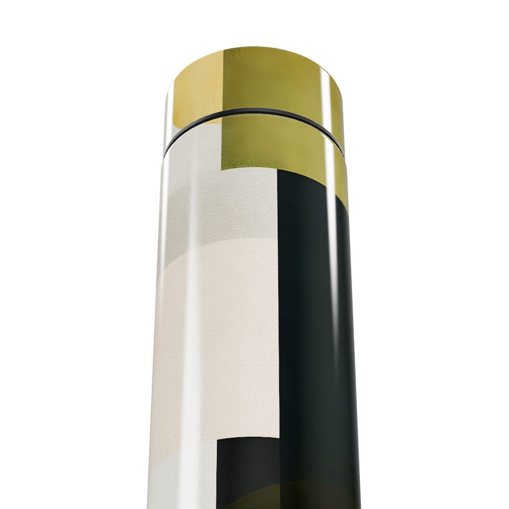 Garrafa Térmica Touch - Vidro Dourado Digital